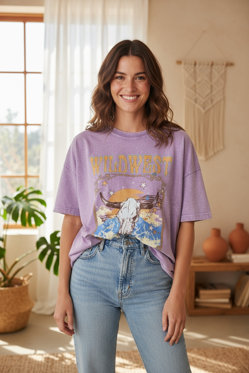 Zutter Wild West Longhorn tee