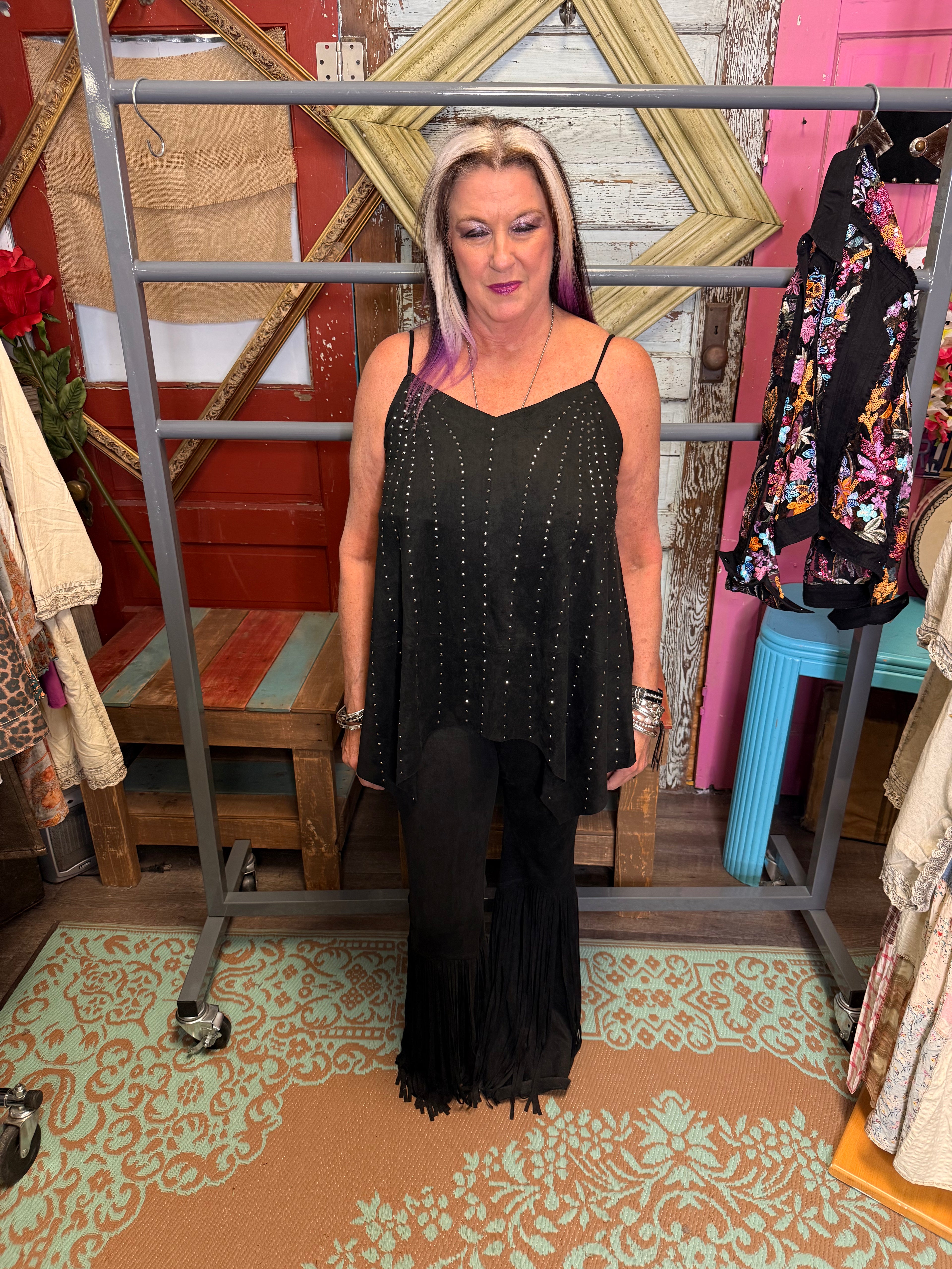 Vocal Stone Stone Shark Bite Bottom Cami Top
