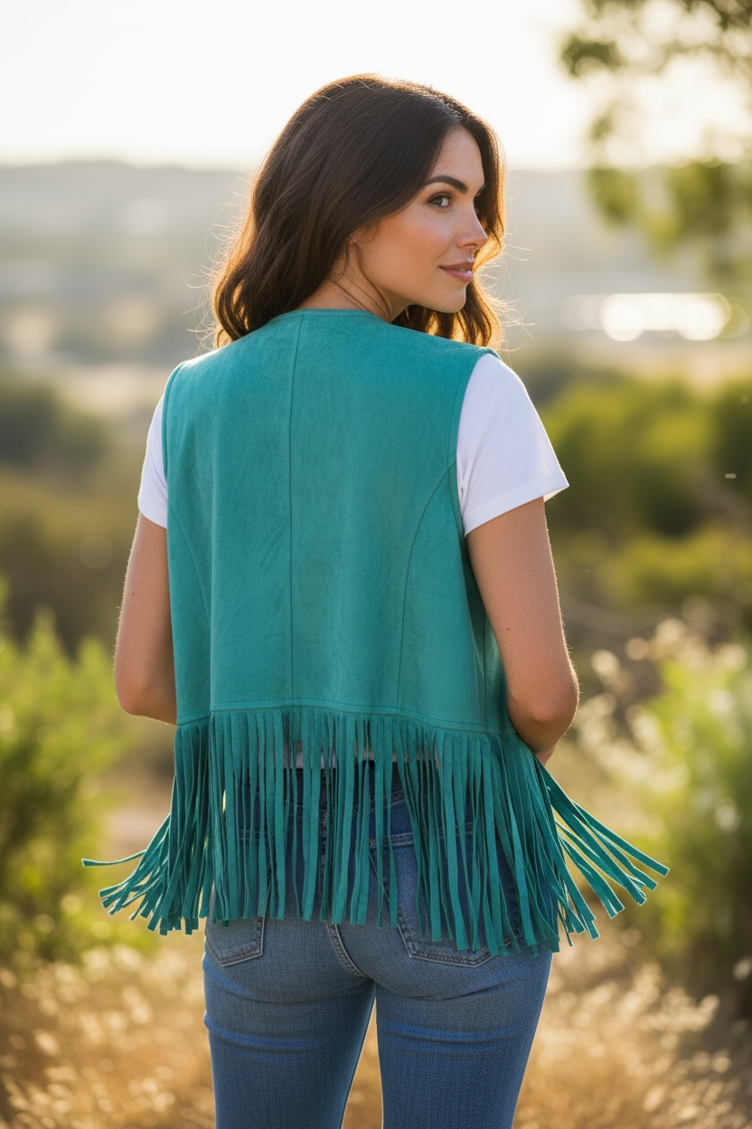 To The Way Fring Vest