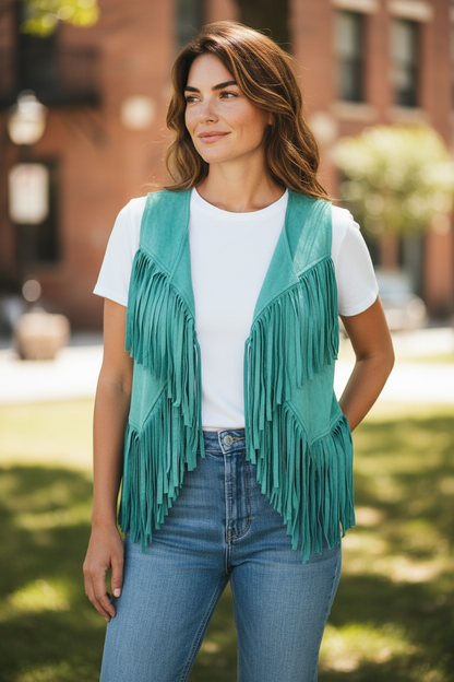 To The Way Fring Vest