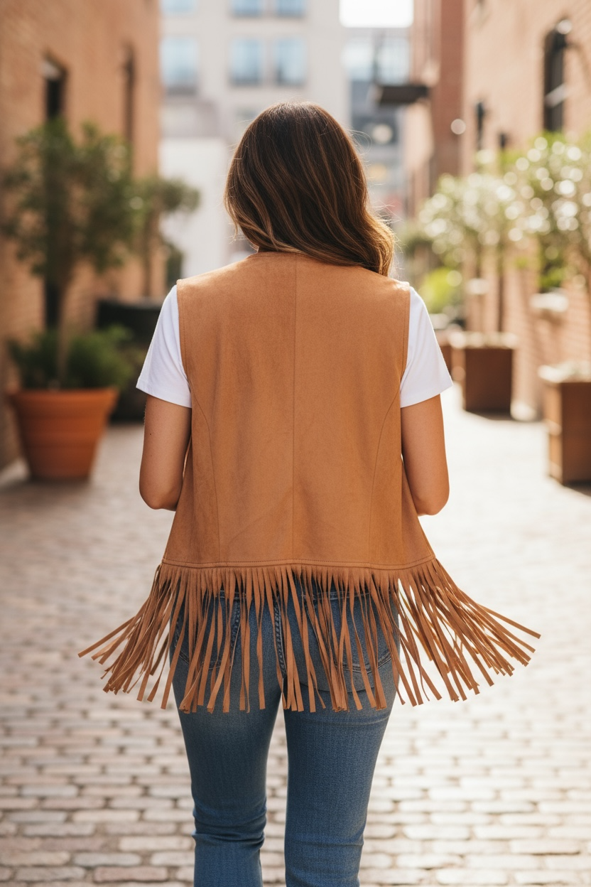 To The Way Fring Vest