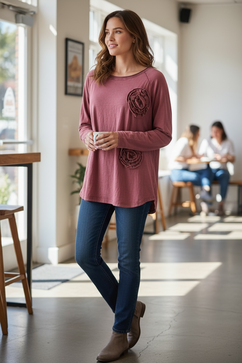 Made In Italy Rose Top