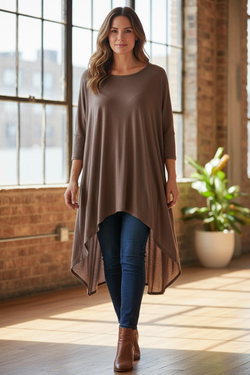 Made In Italy High Low Dress