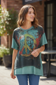 I Love Linen Green Peace Tee
