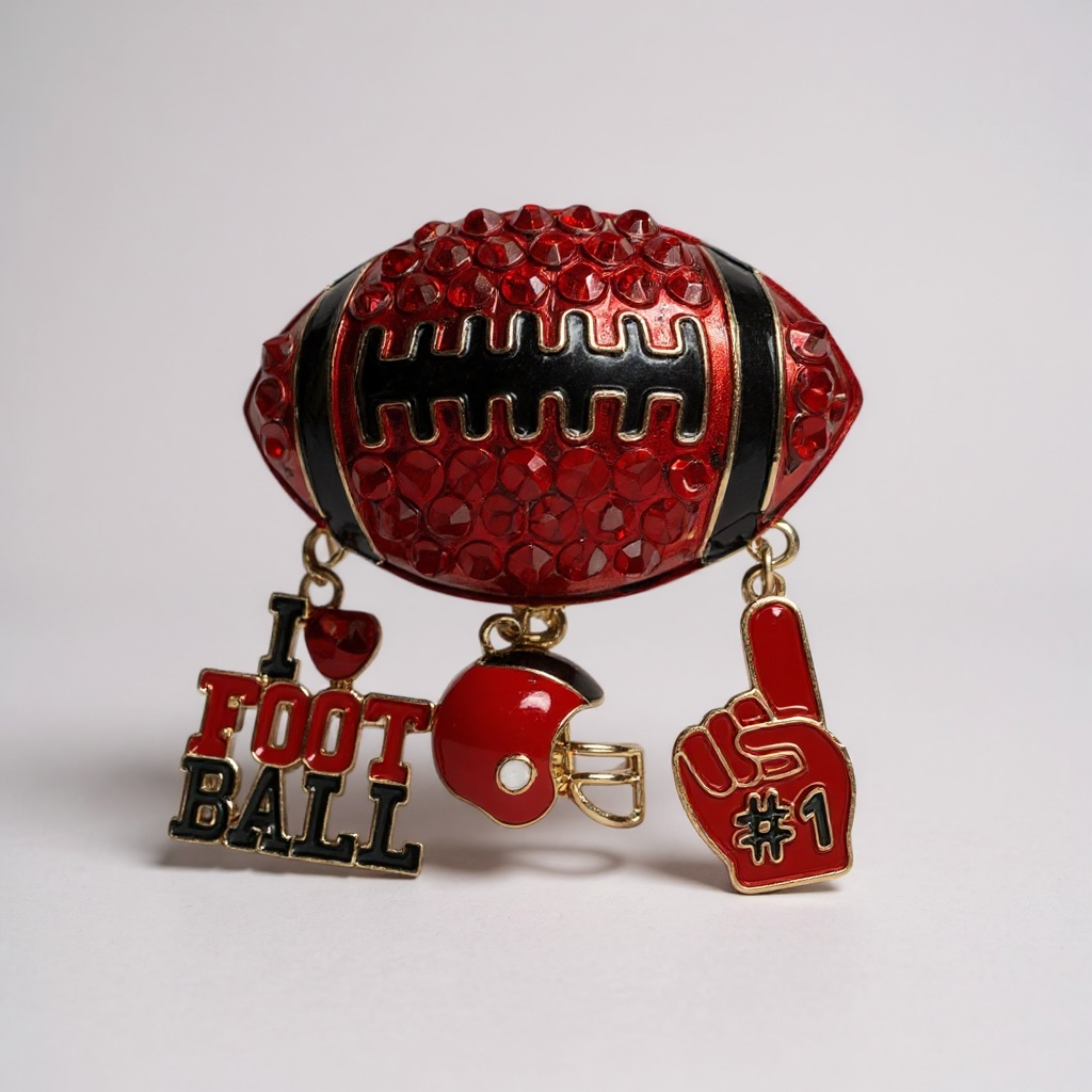 Football Sports Broochs