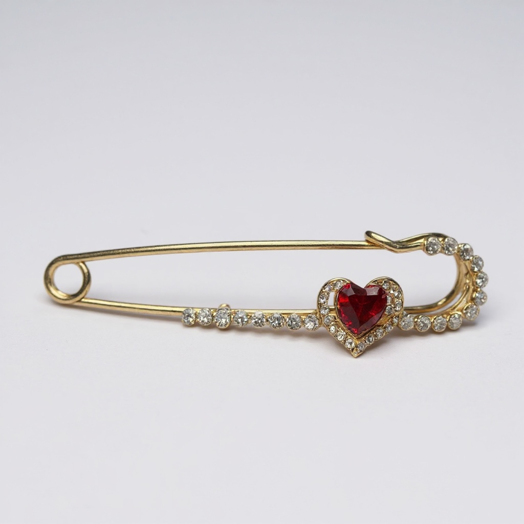 Pin Heart Brooches