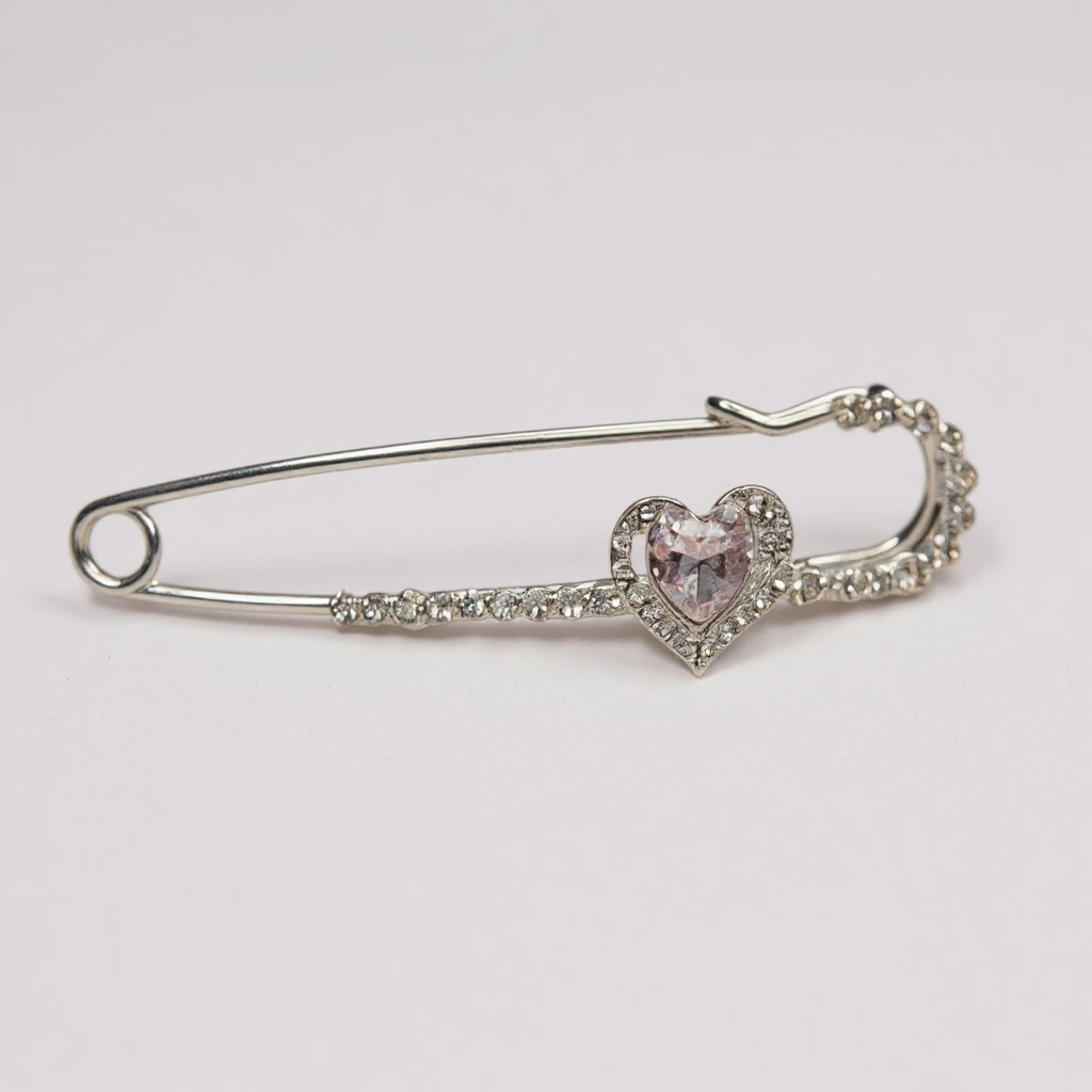 Pin Heart Brooches