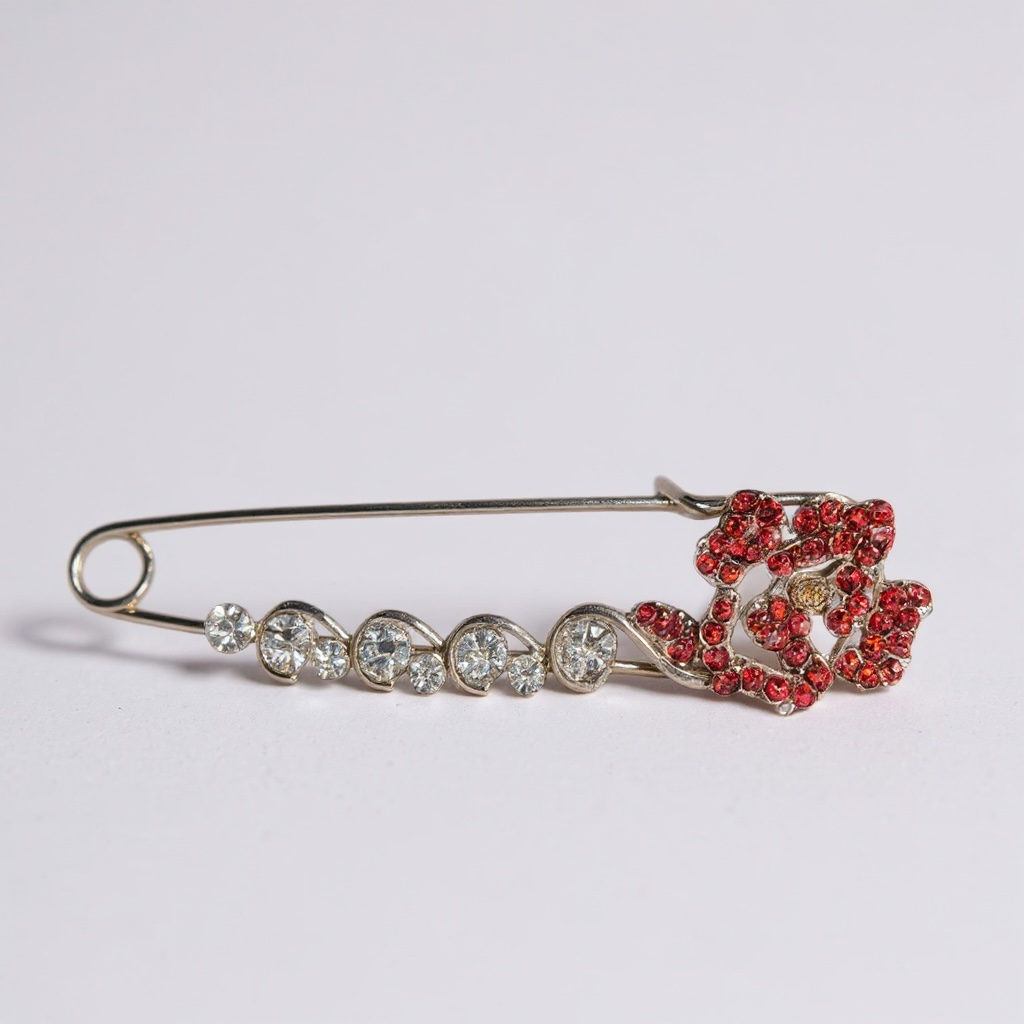 Pin Flower Brooch