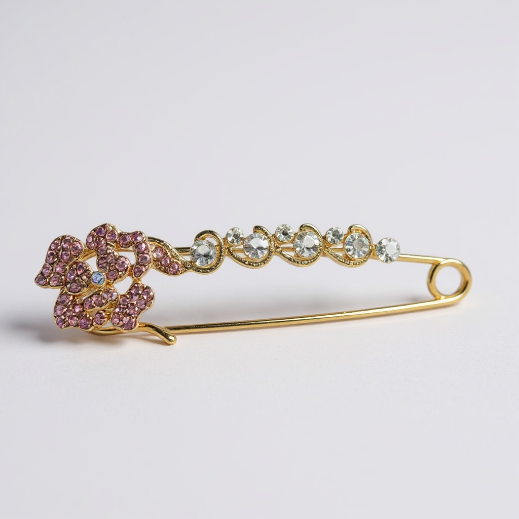 Pin Flower Brooch