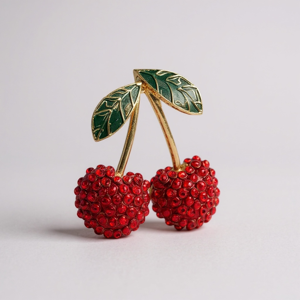 Big Cherry Brooch