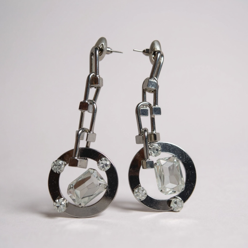 Accessories to go Chain bling Earrings