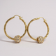 Accessories to Go bling Bead Hoop Earrings