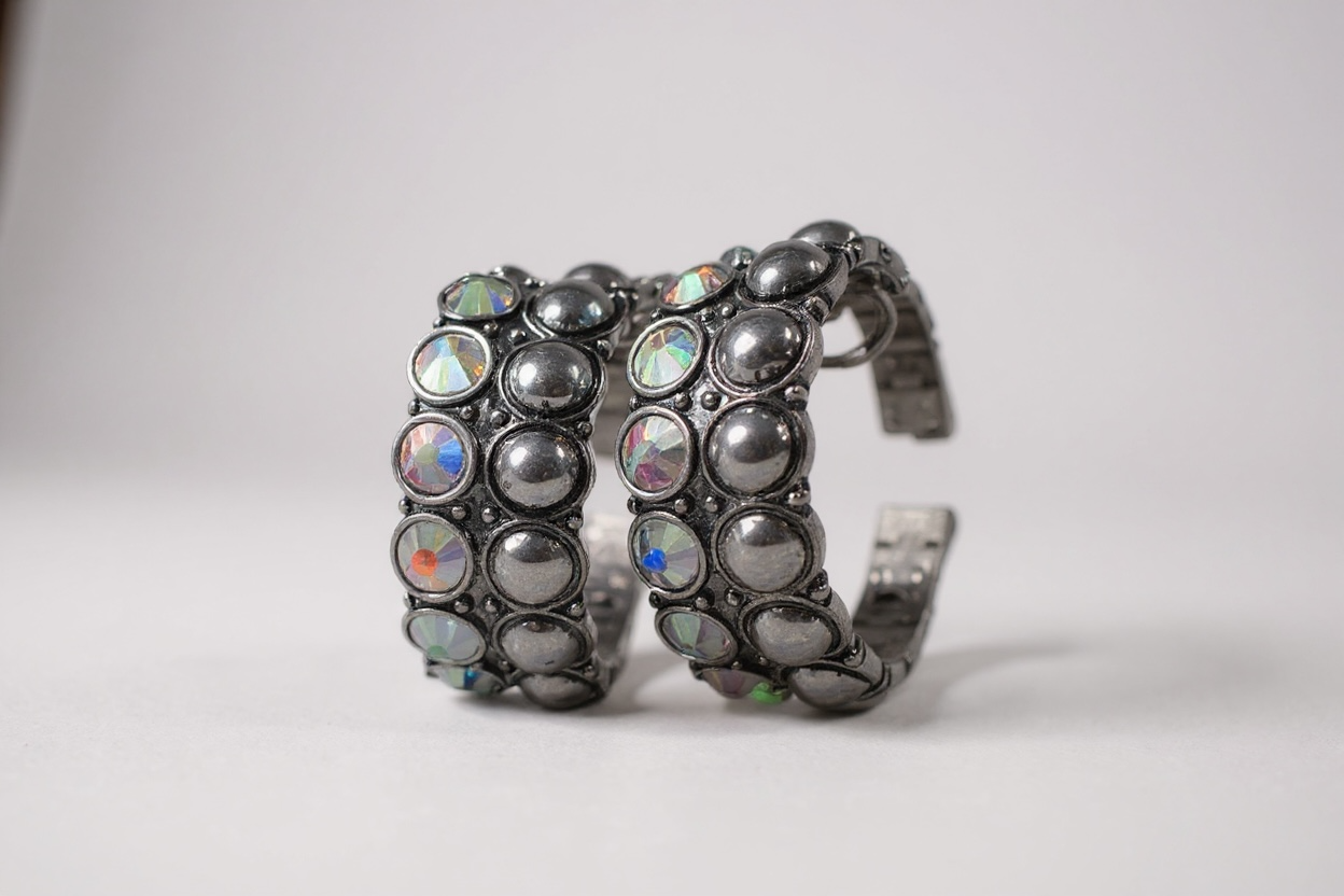 Accessiories To GO Crystal Hoop Earrings