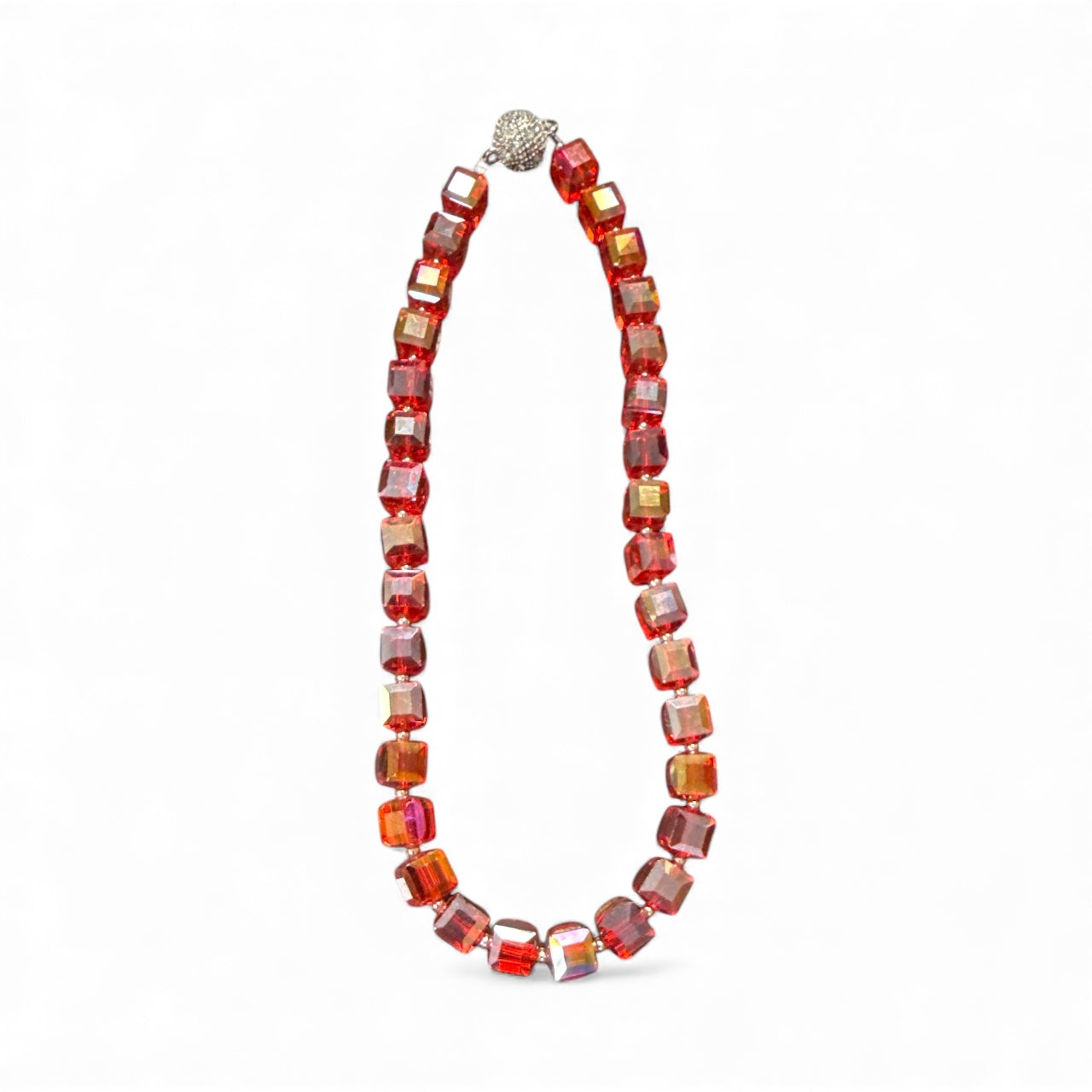 Accessories to go Short Crystal Bead Necklace