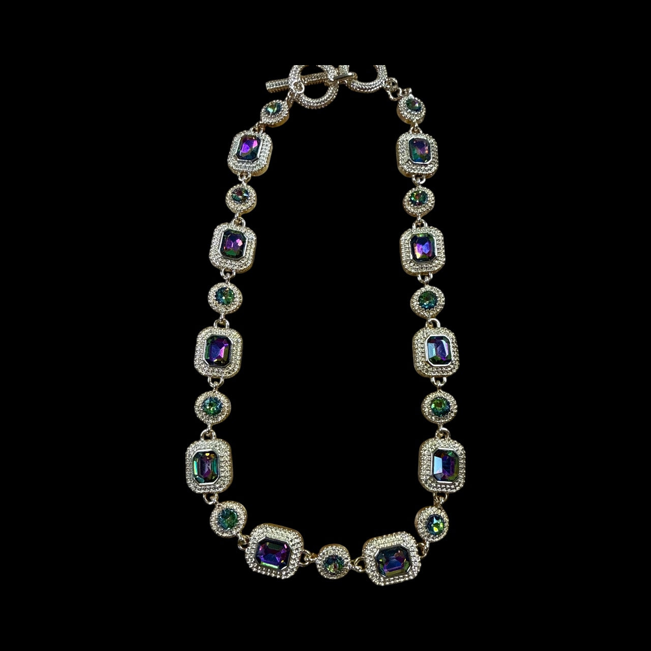 Accessories To Go Golden Crystal Necklaces