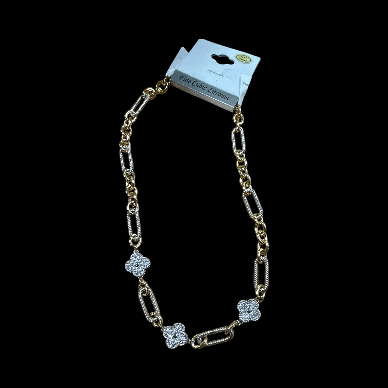 Accessoires to Go Gold Crystal Necklace