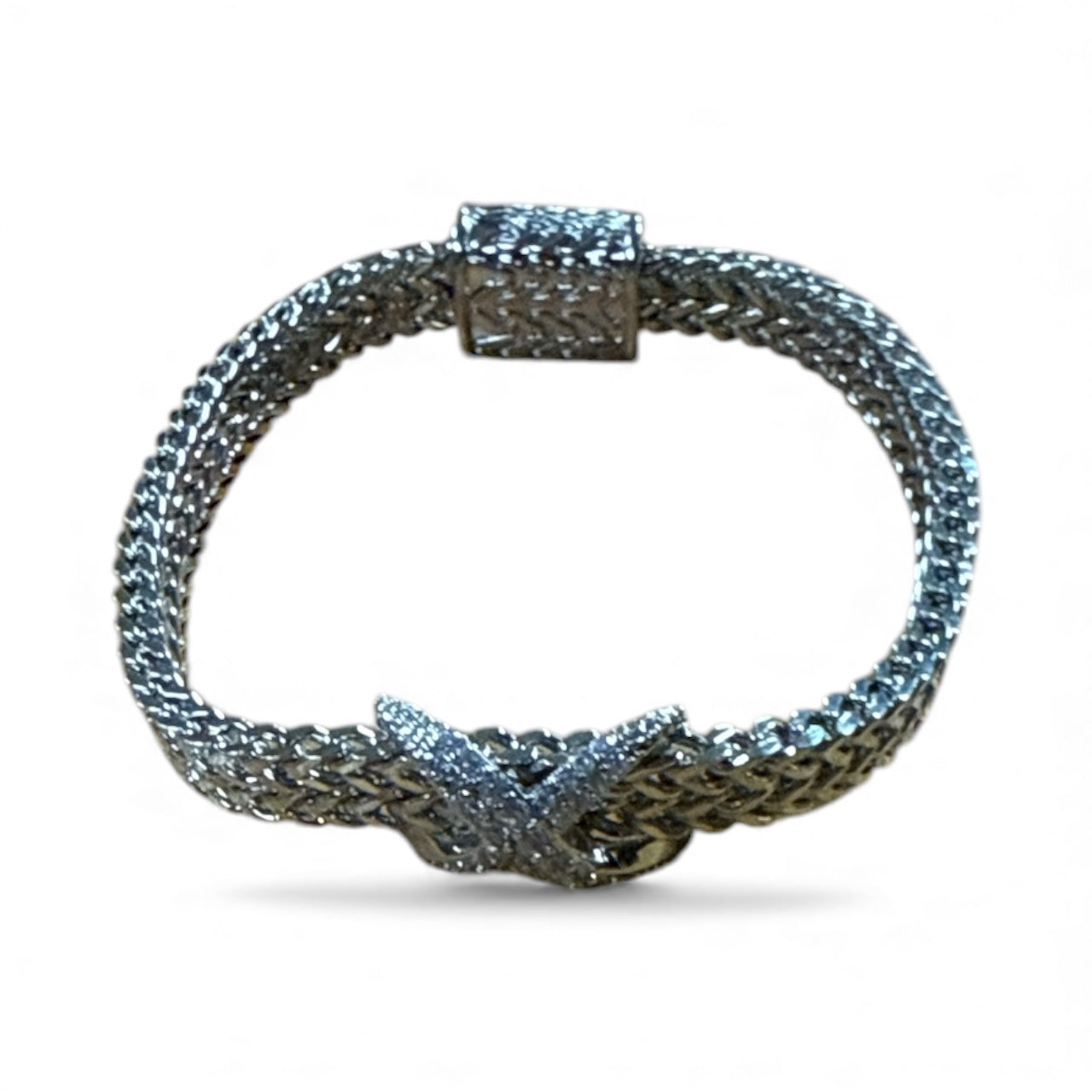 Accessories to go Small Silver X Bracelet