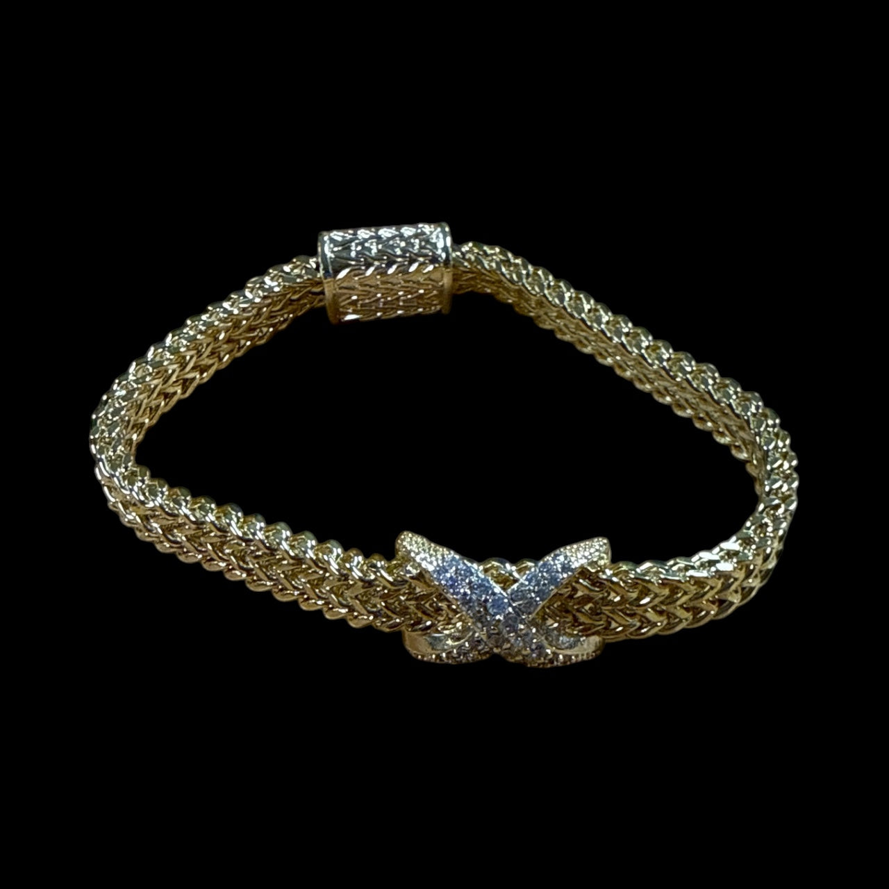 Accessories to go Golden Clasp X Bracelet