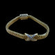Accessories to go Golden Clasp X Bracelet