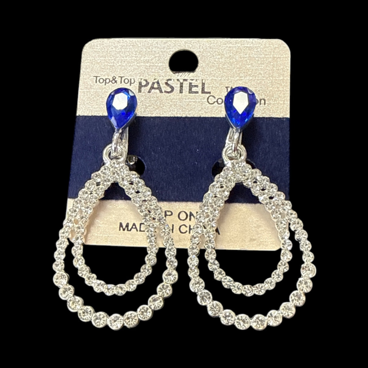 Accessories to go Clip on Tear drop Earrings