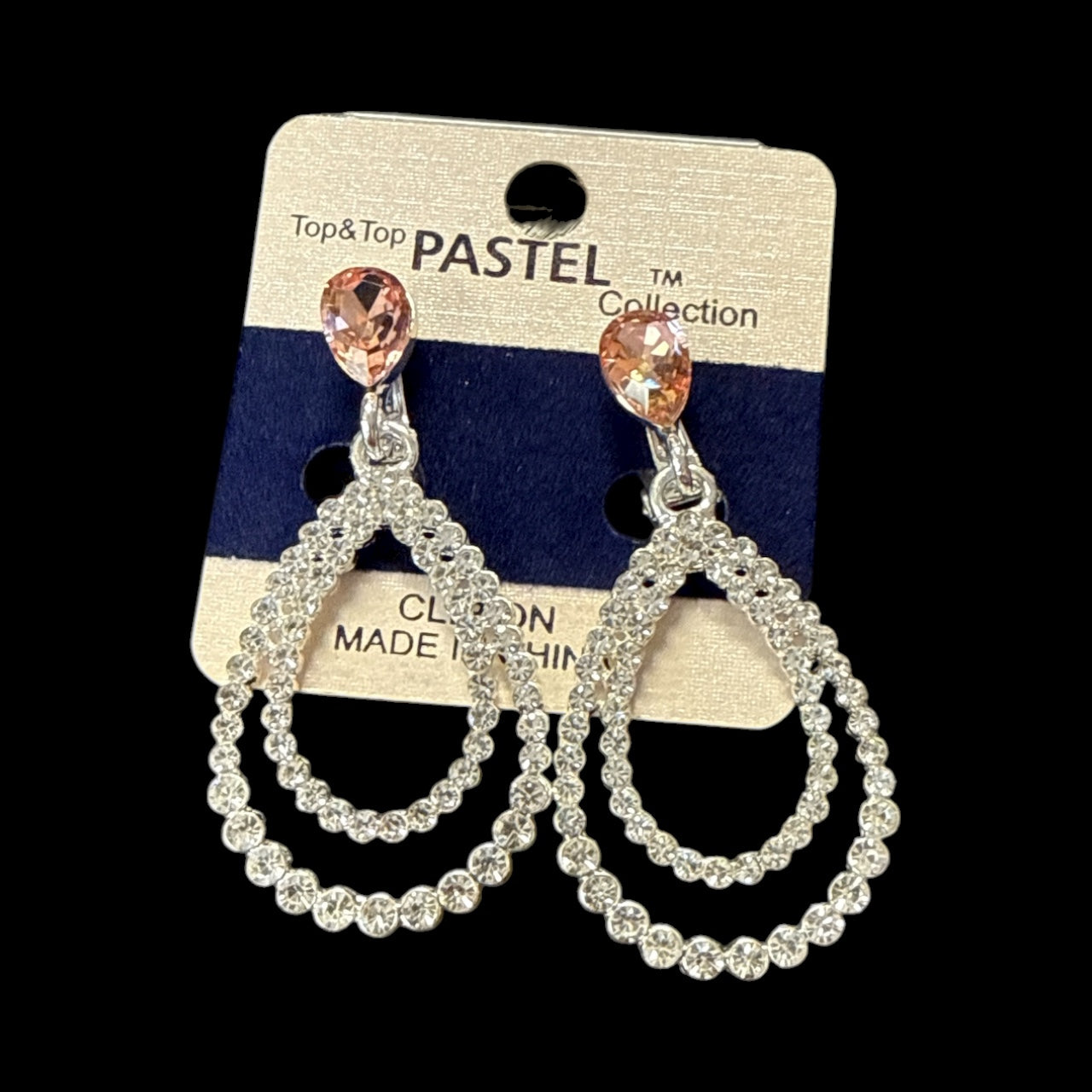 Accessories to go Clip on Tear drop Earrings