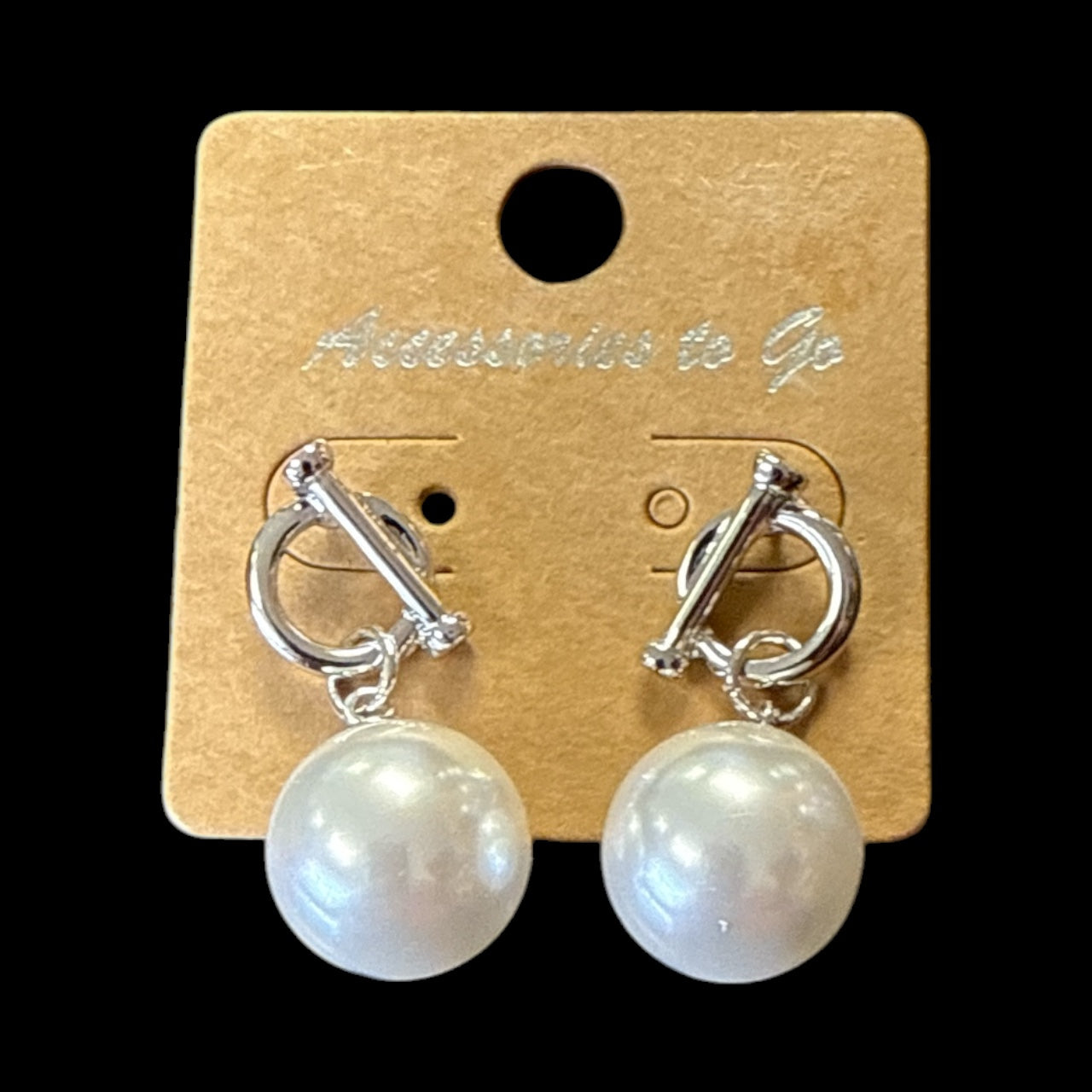 Accessories To go Pearl Dangle Earrings