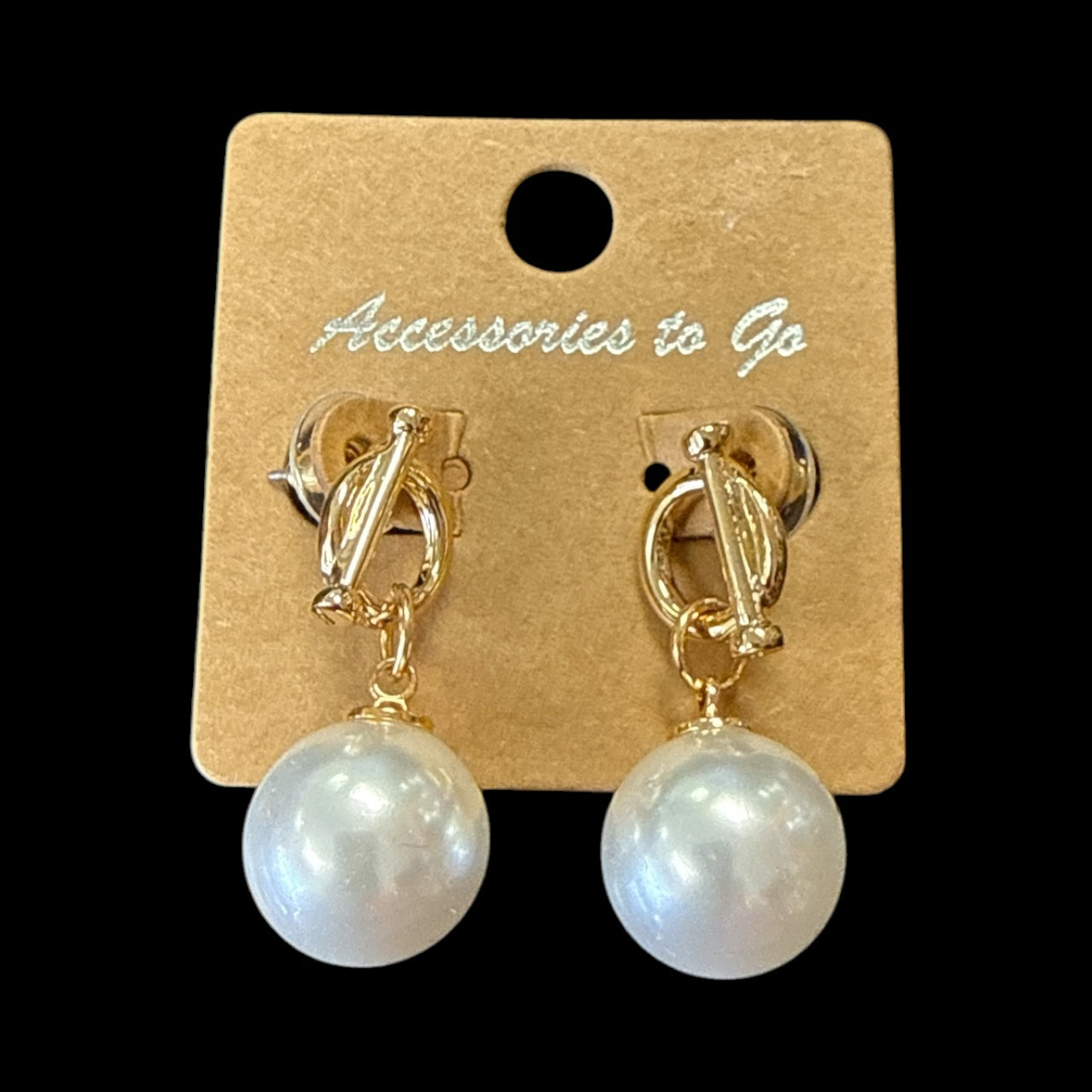 Accessories To go Pearl Dangle Earrings