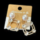 accessories to go Pearl Bling Earrings