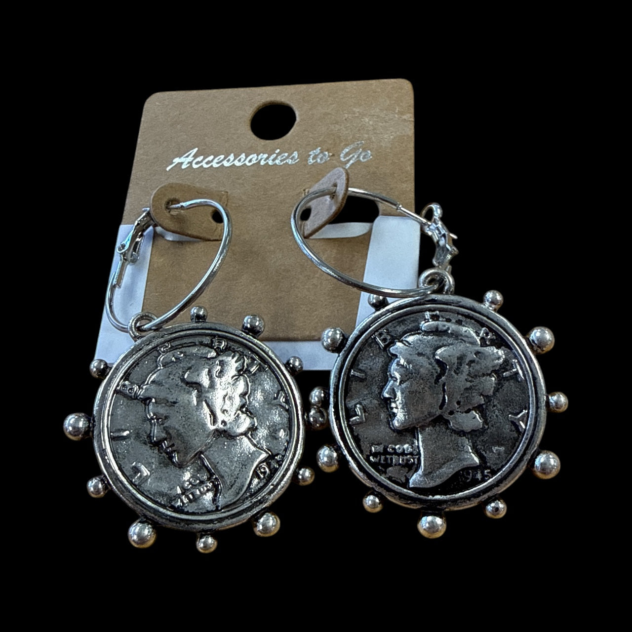 Accessories to Go Coin Earrings