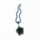 Accessories to Go Bronze Silver Rose Necklace