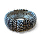 Accessories To Go Wide Textured Stretch Bracelet