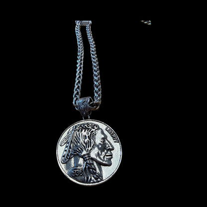 Accessories to go Big Indian Coin Necklace