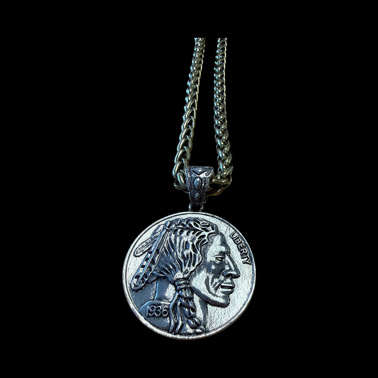 Accessories to go Big Indian Coin Necklace