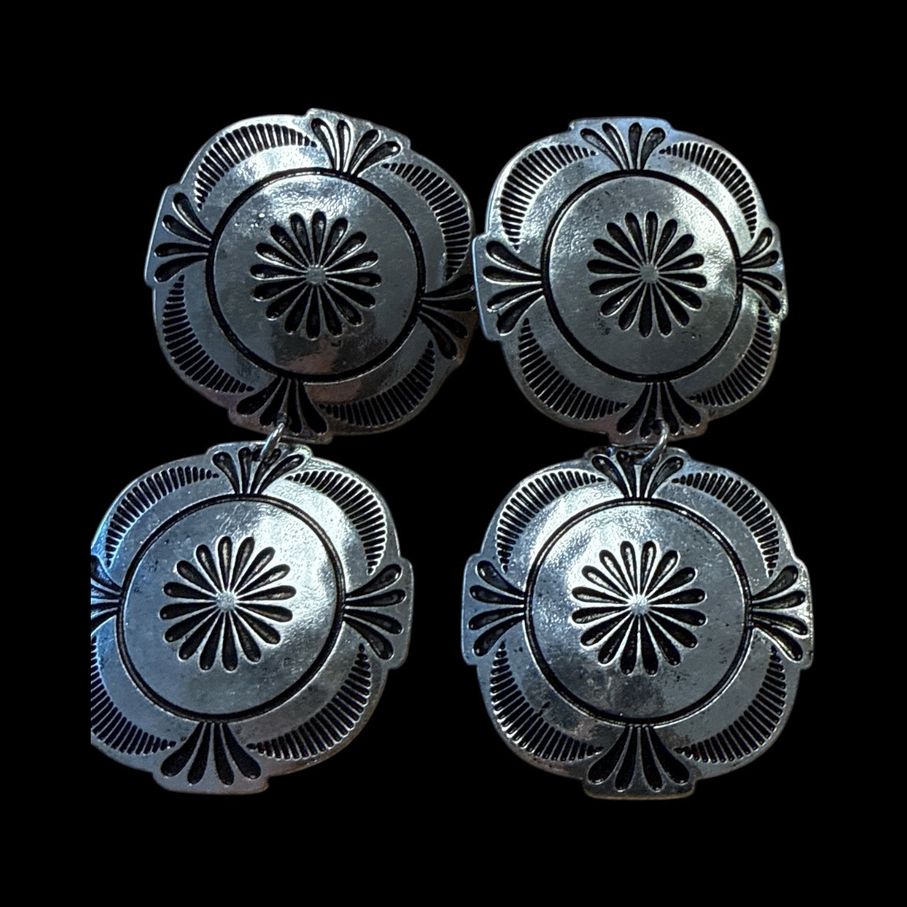 Accessories To go Double Shield Earrings