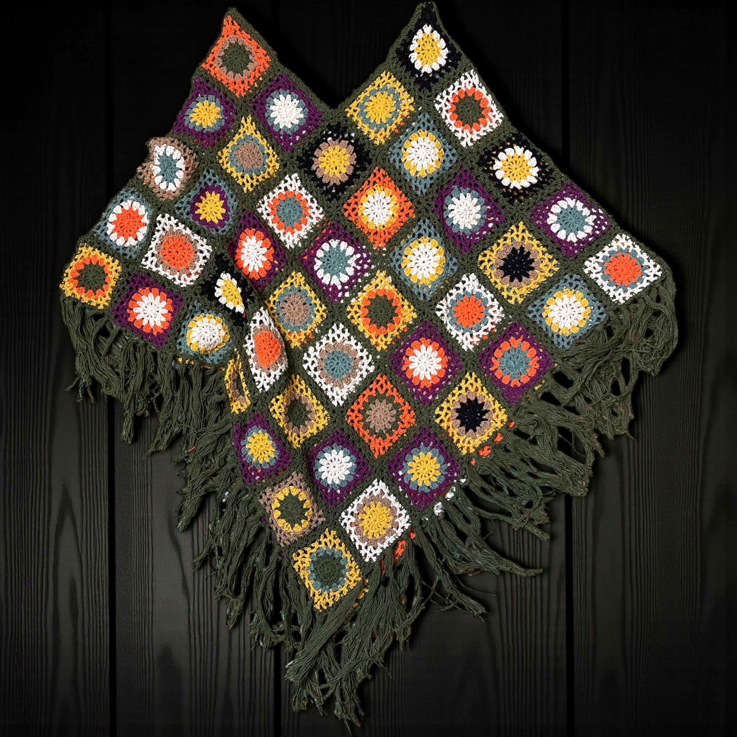 Jaded Gypsy Desert Sunset Poncho