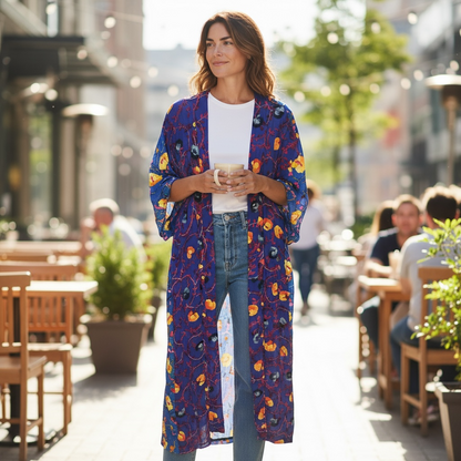 The Silver Tribe Embroidered duster