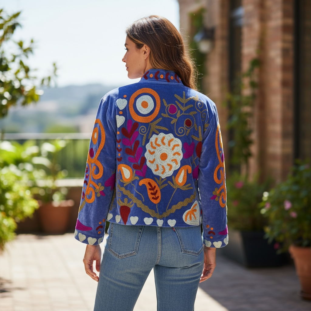 The Silver Tribe Suzani Jacket