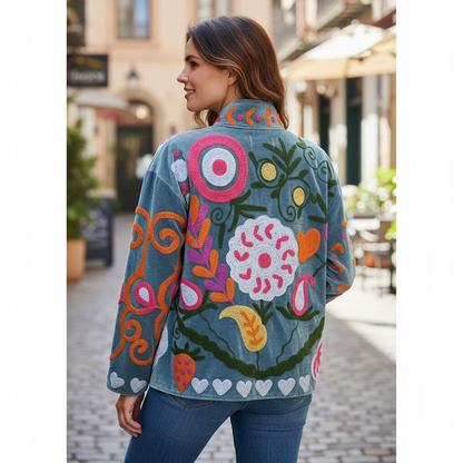 The Silver Tribe Suzani Jacket