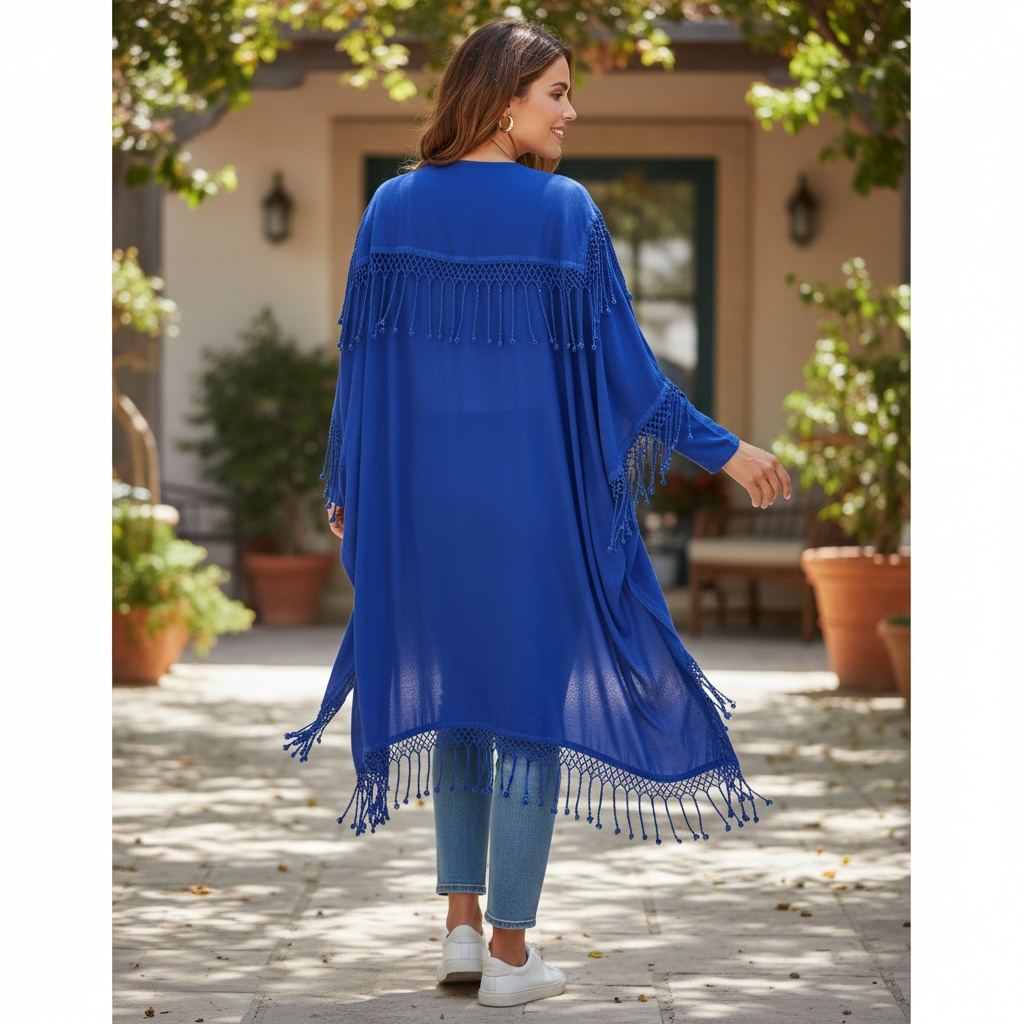 Dari Open Jacket with Frills