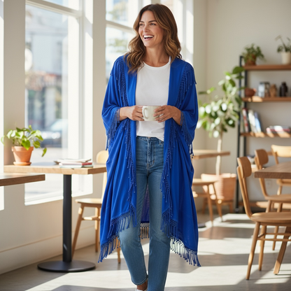 Dari Open Jacket with Frills