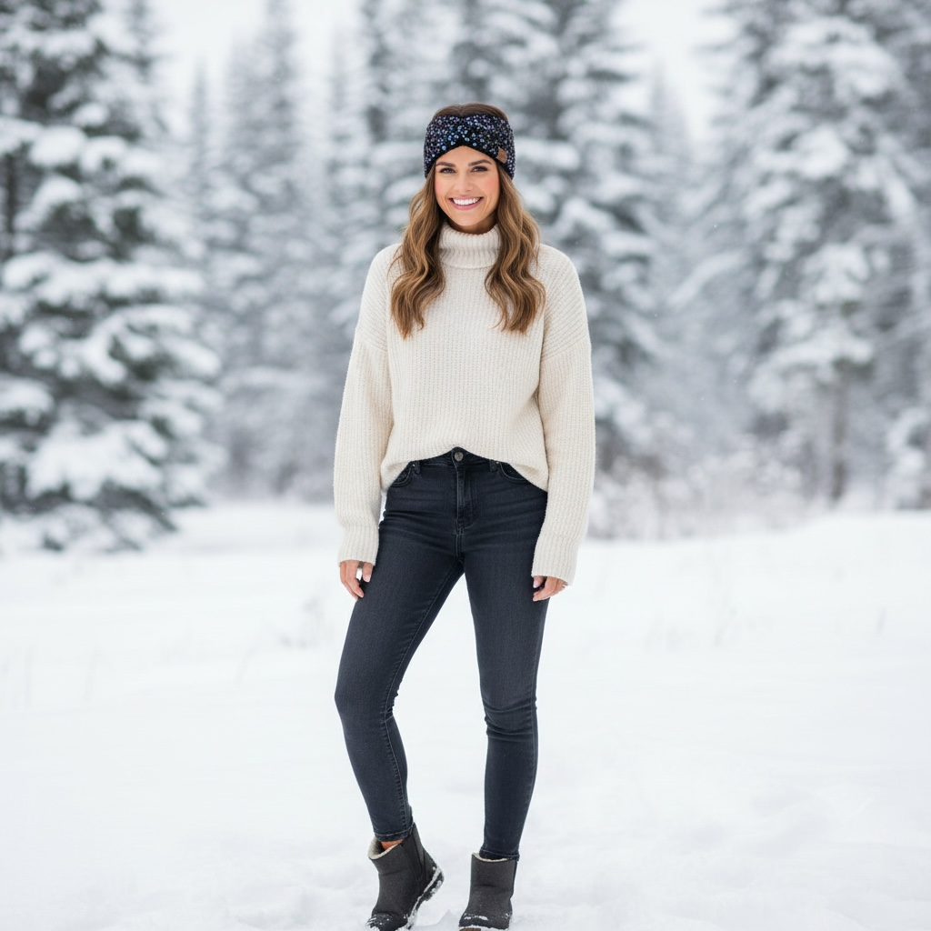 CC Sparkly Fleece Headwrap