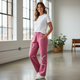 JHer MIneral Washed Heart Pants