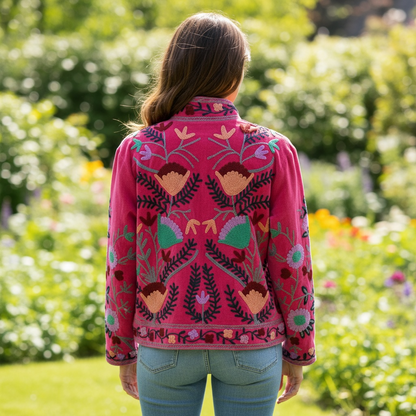 The Silver Tribe Suzani Jacket