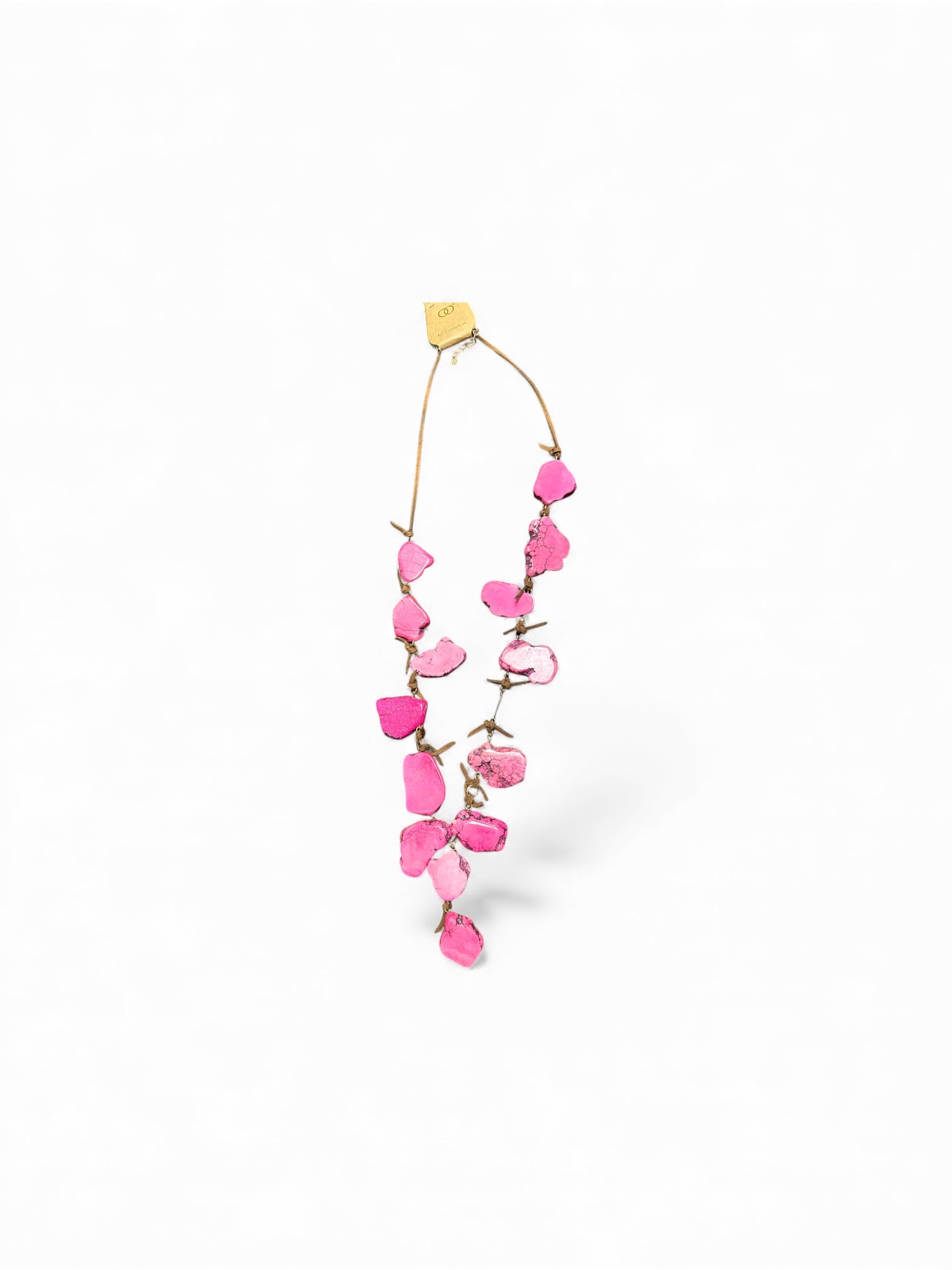 Pink Slab Necklace