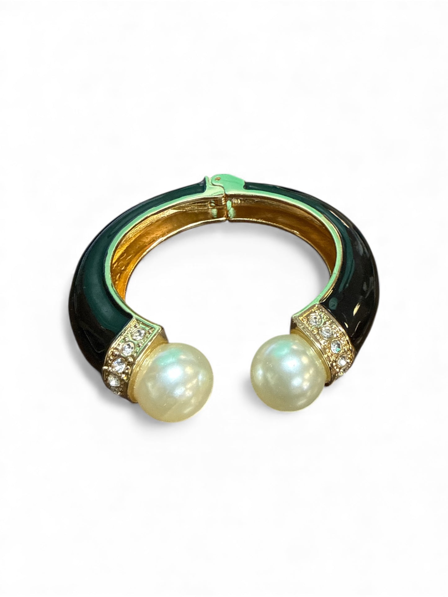 Alice in Dallas Black Pearl Clasp Bracelet