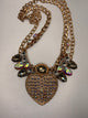 Alice Gold Crystal Heart