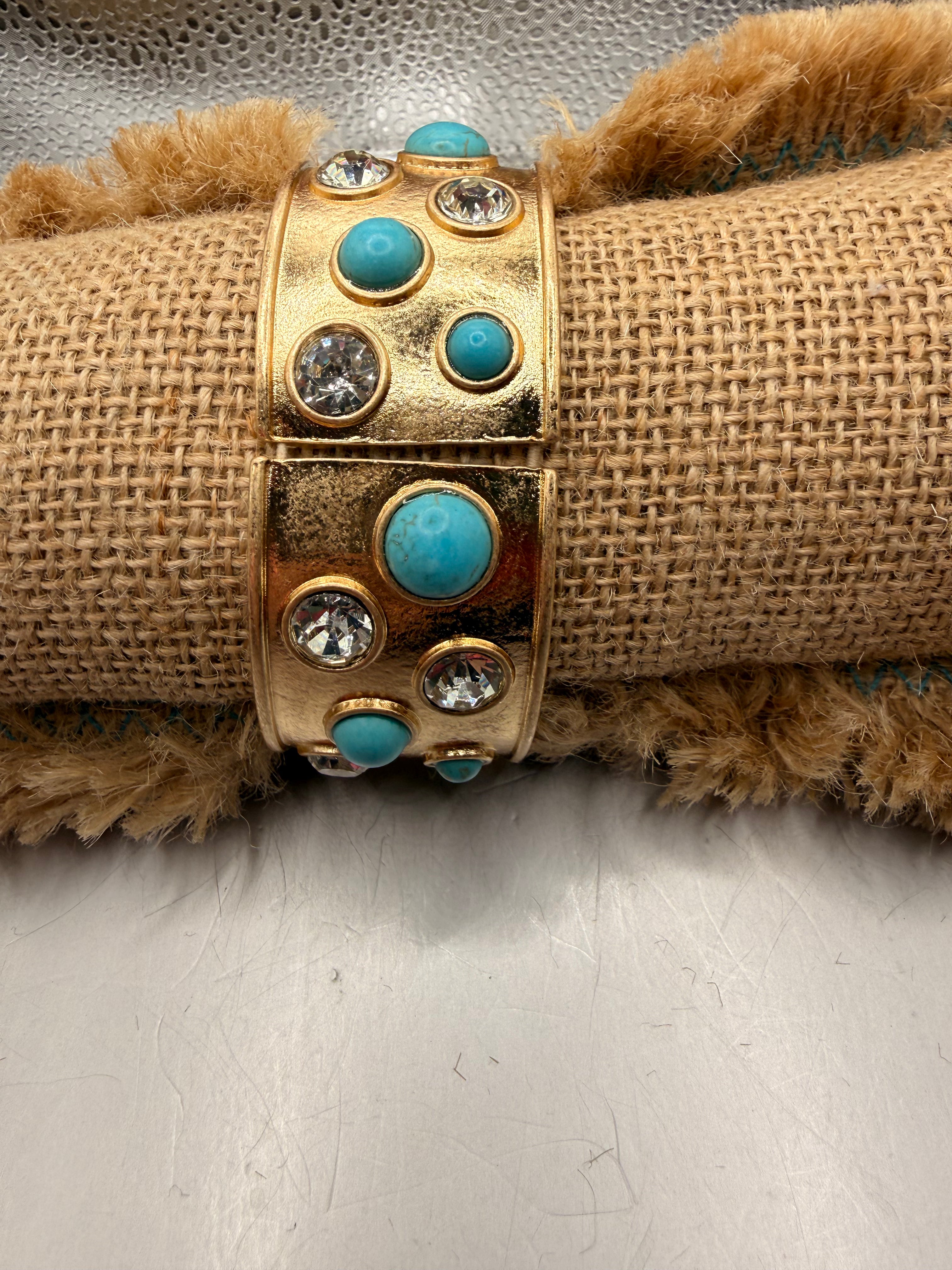 Alice 3 Stone Design Stretch Bracelet