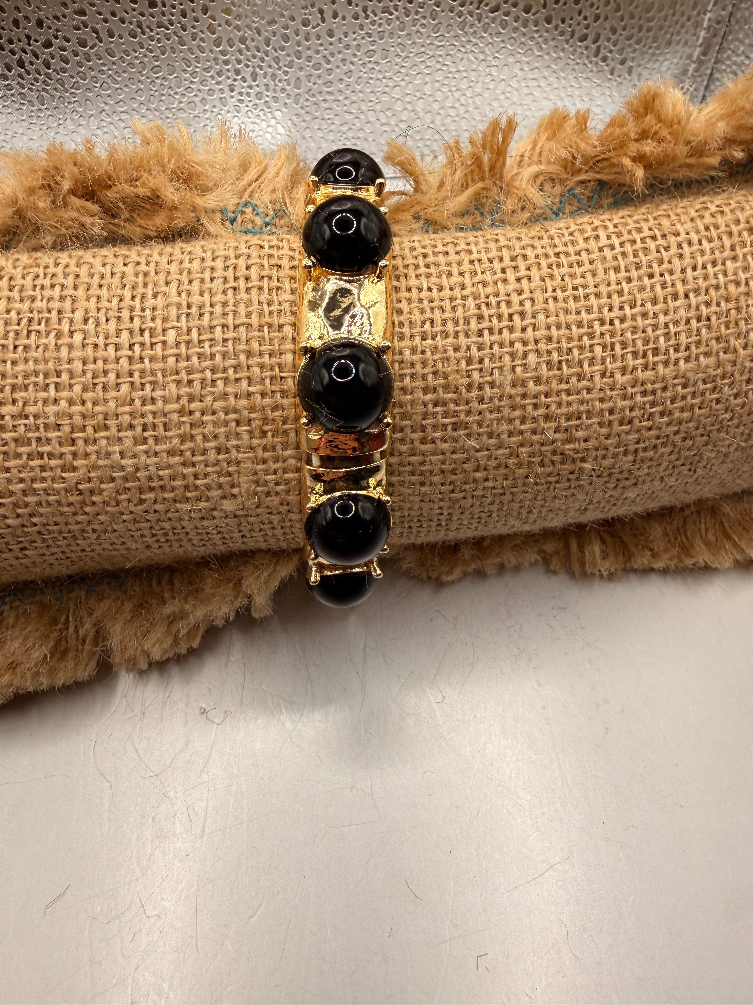 Alice Black Stone Bracelet