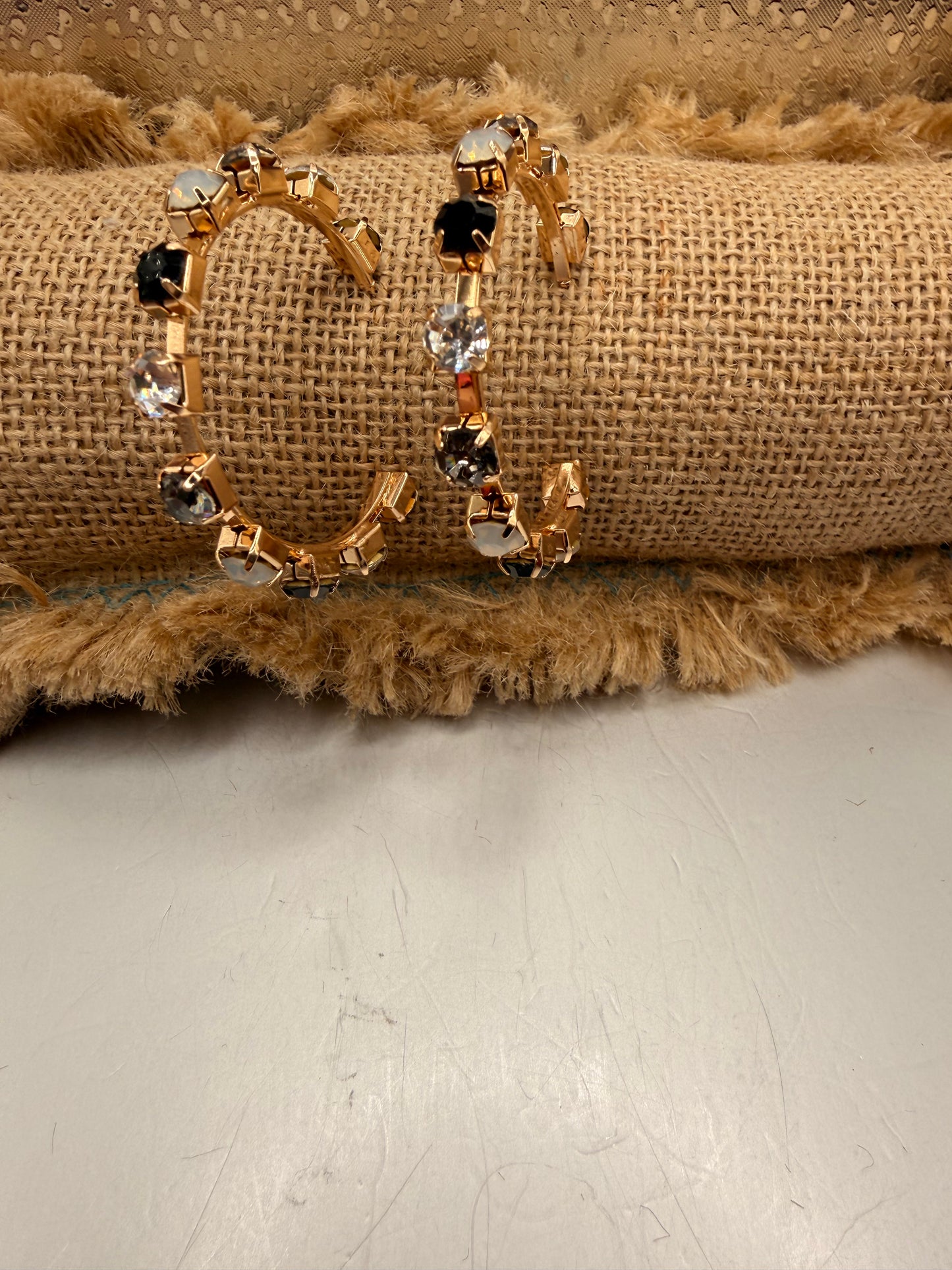 Alice Half Hoop Ears with Studs