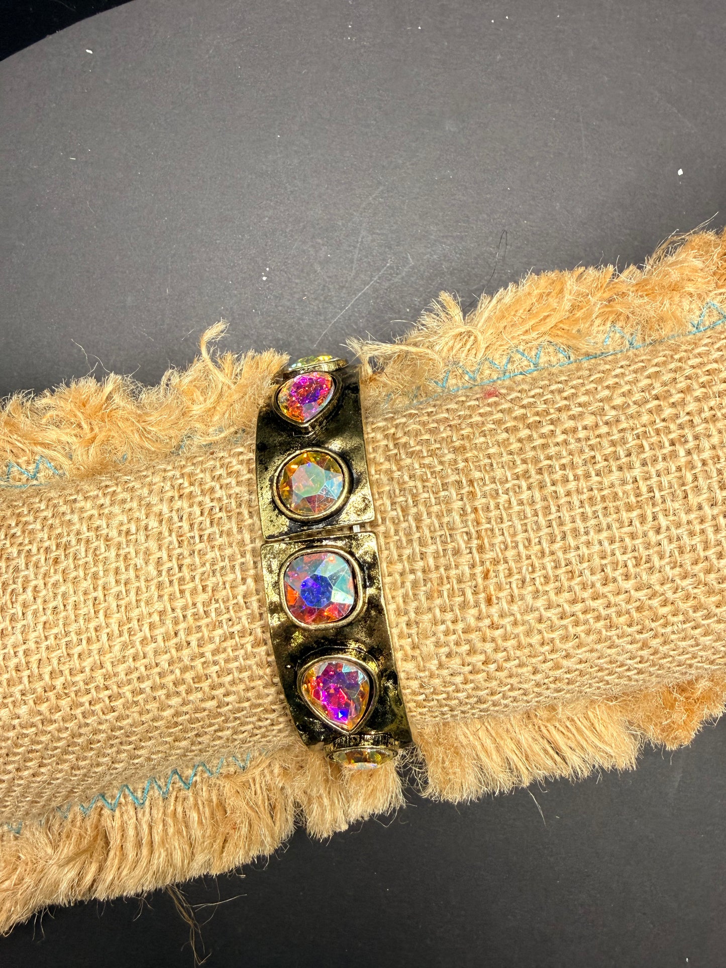 Alice Tear Drop Stone Bracelet